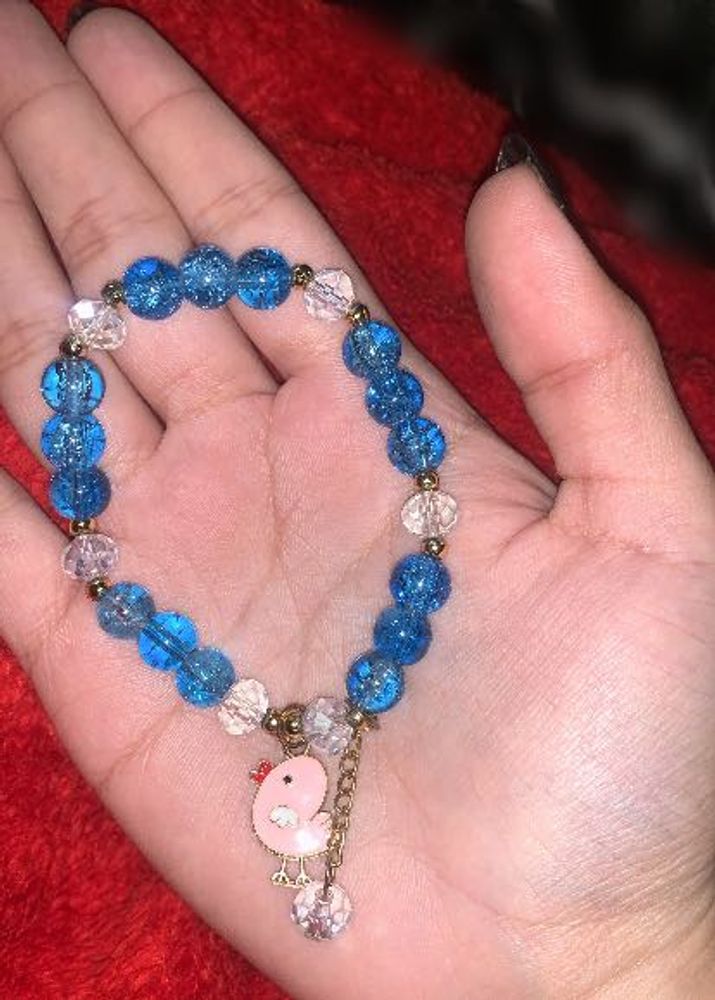 Beaded Bracelet with Charm