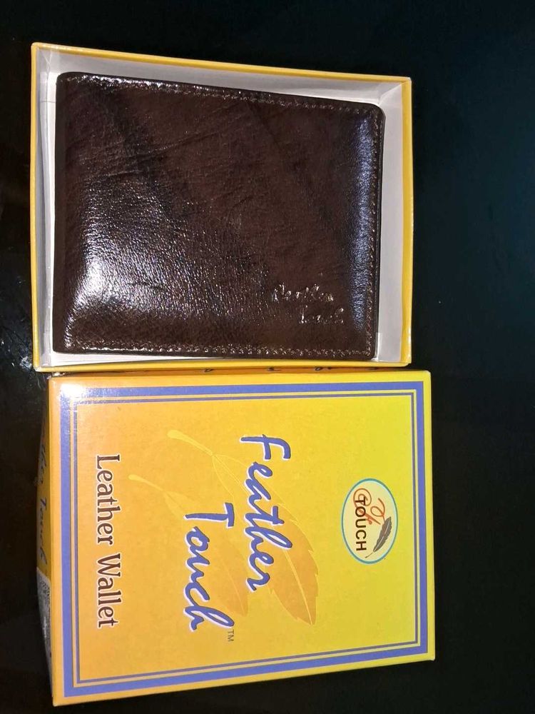 Feather Touch Leather Wallet