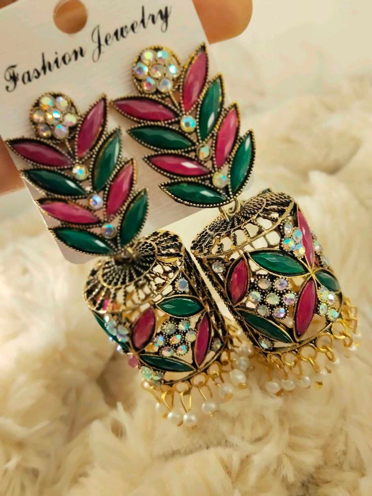 Leaf Design Fashion Earrings