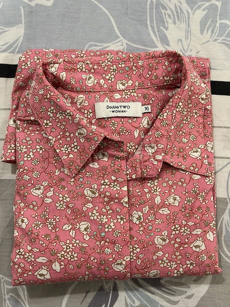 Floral Print Women's Shirt