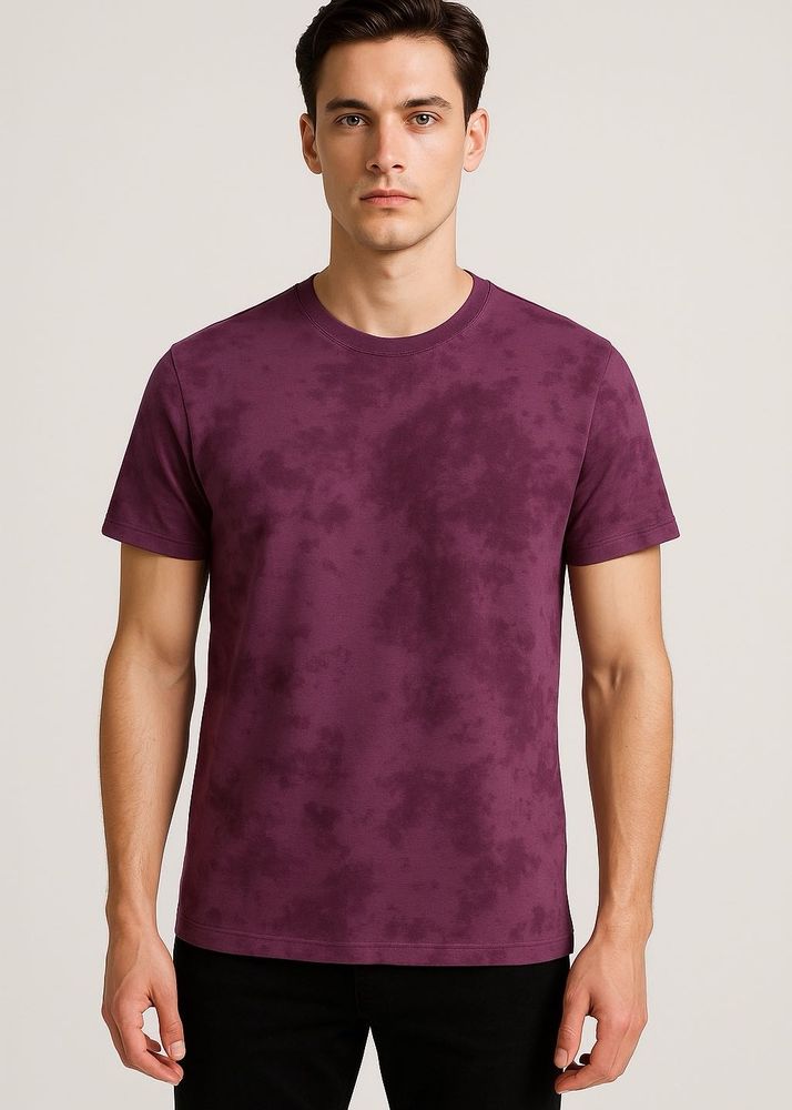 Stylish Purple Tie-Dye T-Shirt