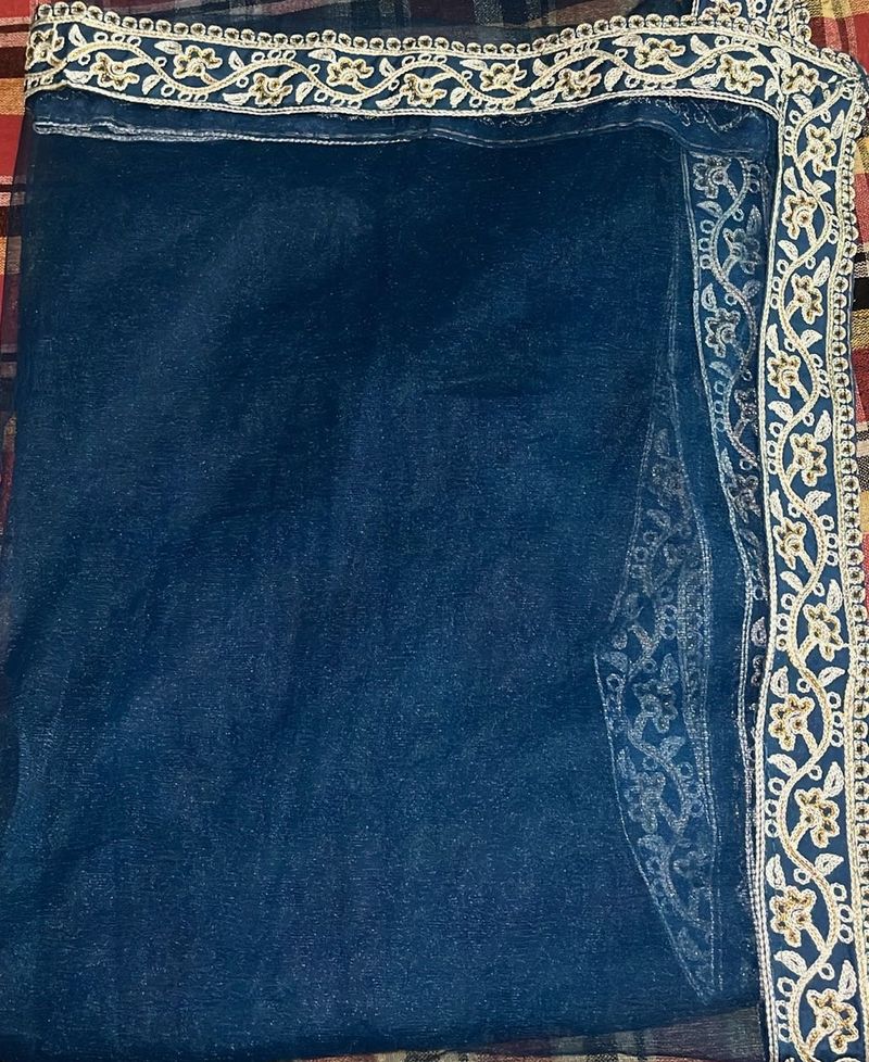 Elegant Blue Dupatta