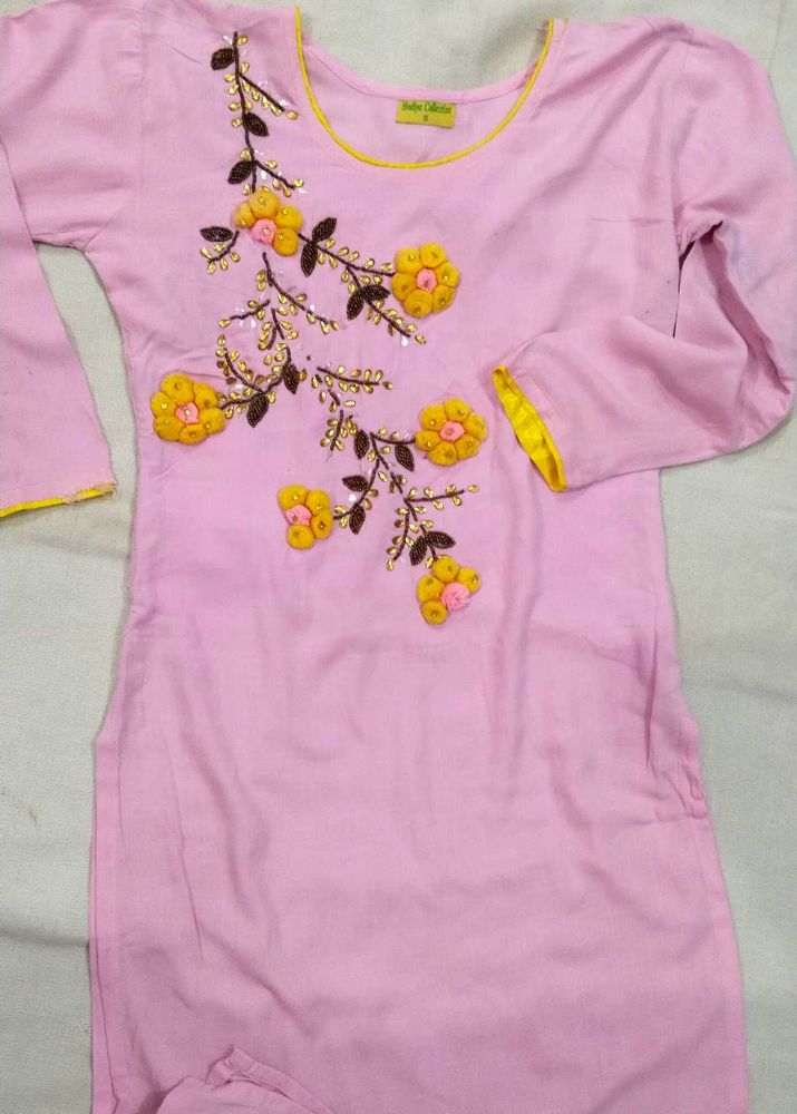 Pink Kurta