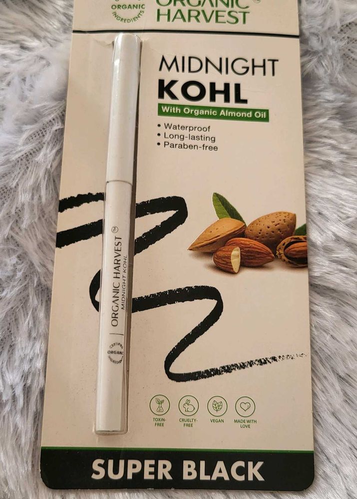 MIDNIGHTKOHL Kajal With Organic Almond Oil