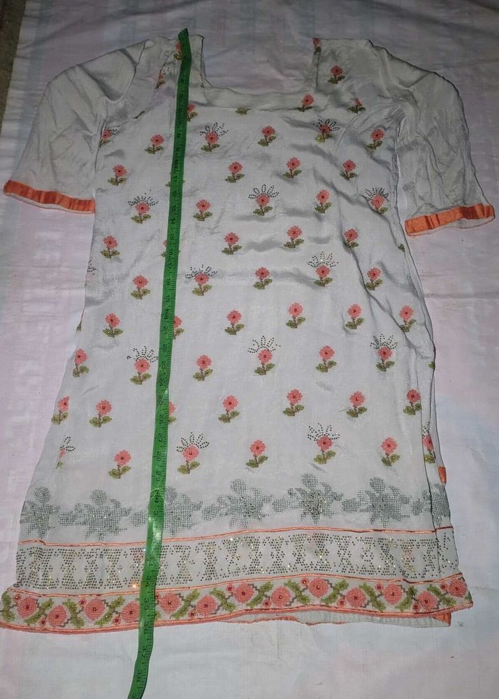 Floral Print suite silk