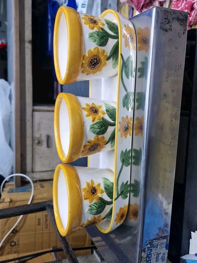 Sunflower Planter Set