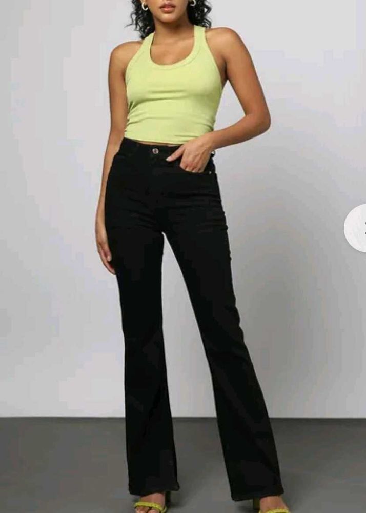 Outryt Black Bootcut Jeans