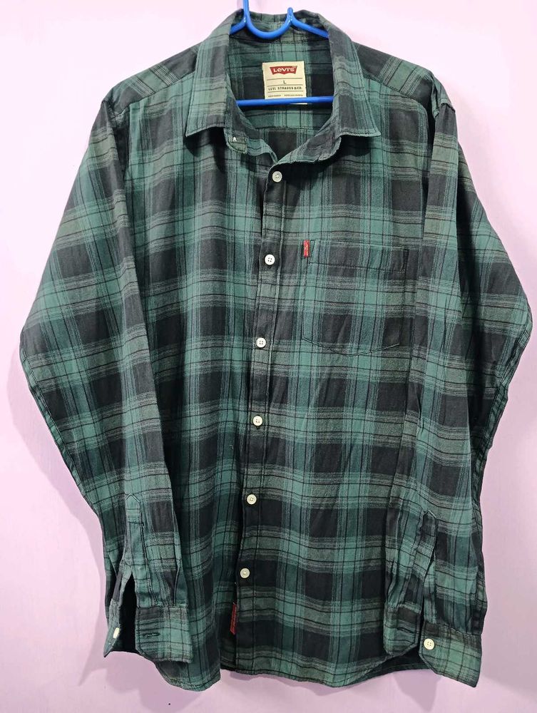 Levi's Plaid Flannel Shirt