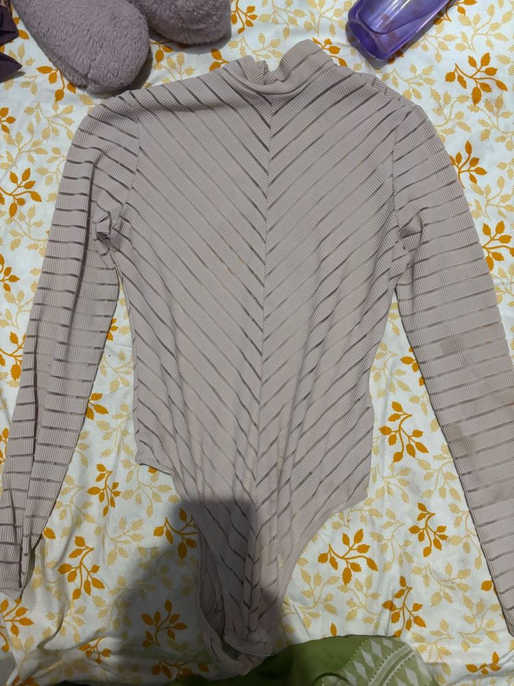 Striped Bodysuit