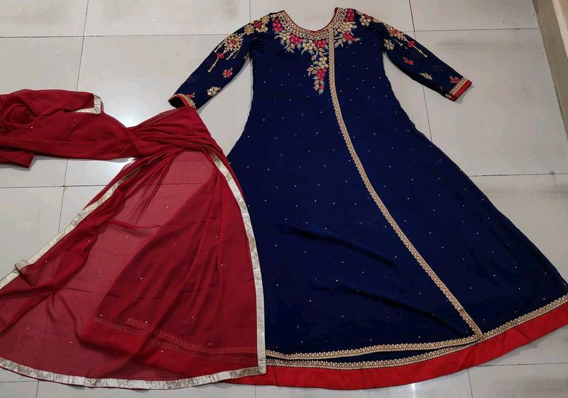 Price Drop💥Embroidery Ankarkali Gown (Kurta)