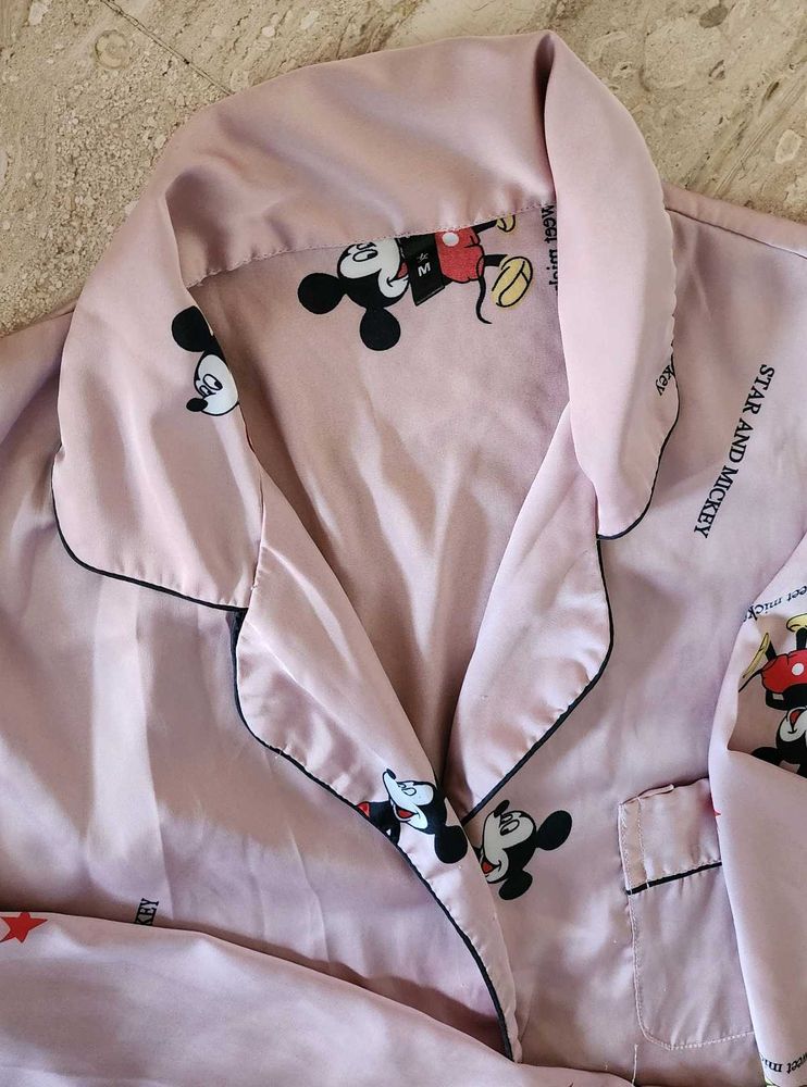 Satin Mickey Mouse Nightwear