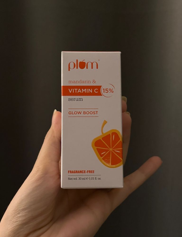 Plum 15 % Vitamin C Serum 30 ML Sealed + Freebie