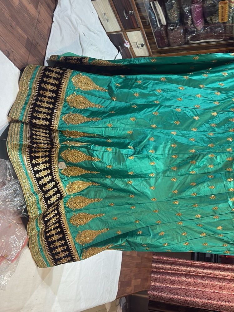 langha fancy gota pati silk
