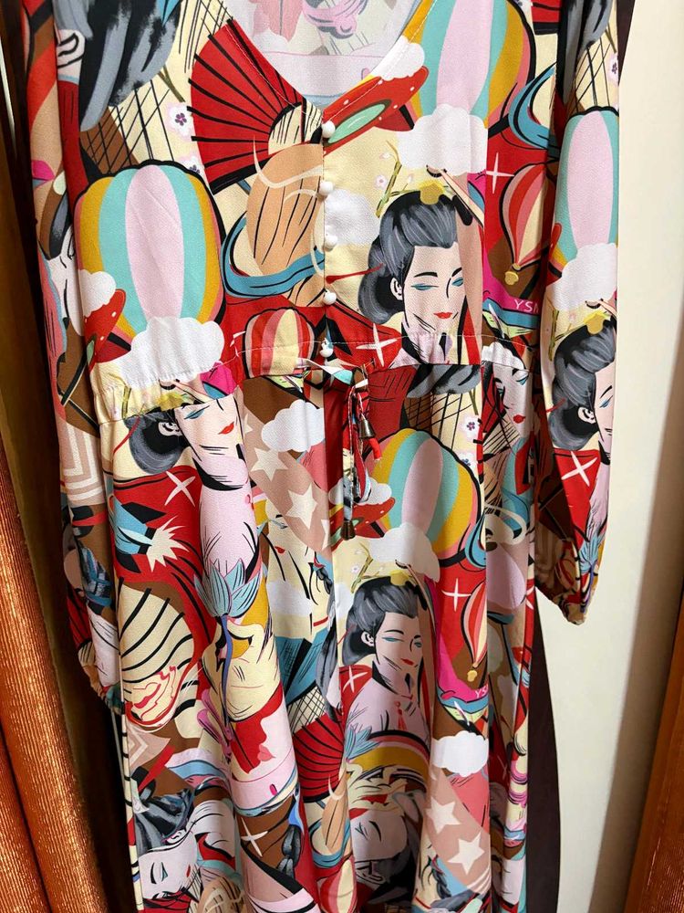Beautiful Print Maxi Dress