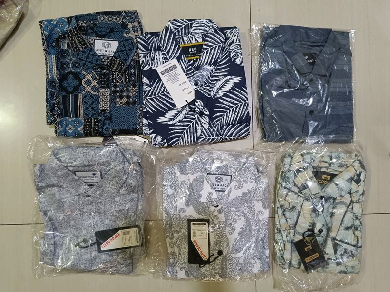 Set Of 6 Shirts Xl Sizes
