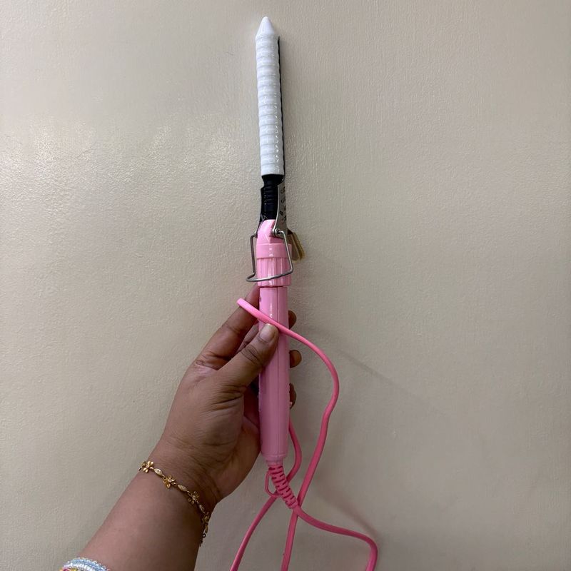 Pink Hair Curling Iron