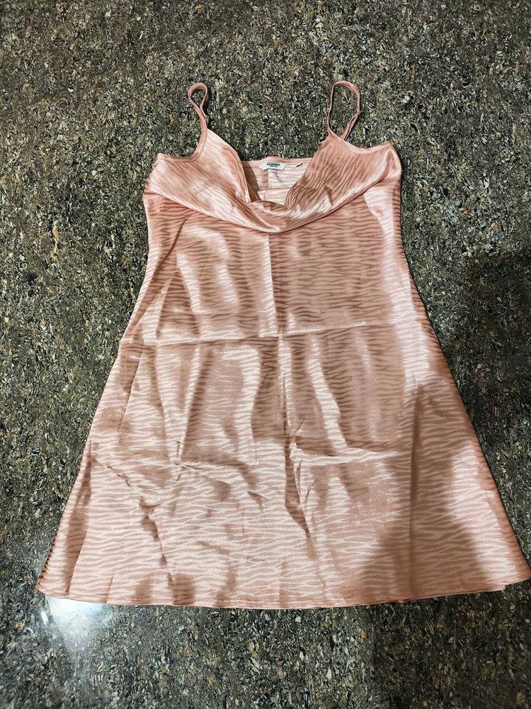 Elegant Pink Slip Dress