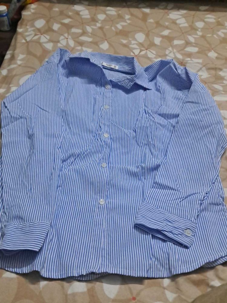 Striped Blue Shirt