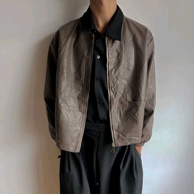 Leather Look Jacket | Price Is 1299 Not 999