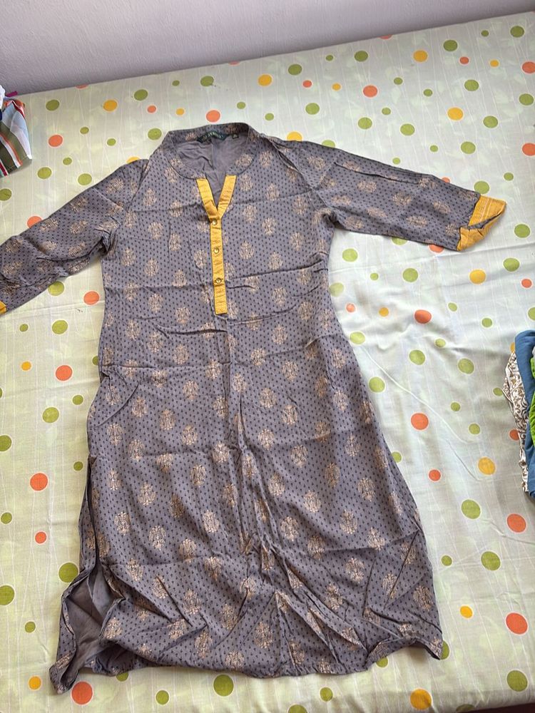 Gery Kurta For Women