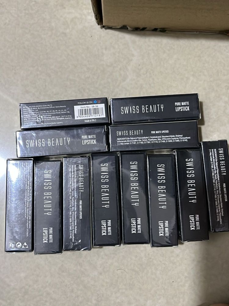 Swiss Beauty Pure Matte Lipsticks @ ₹150 each