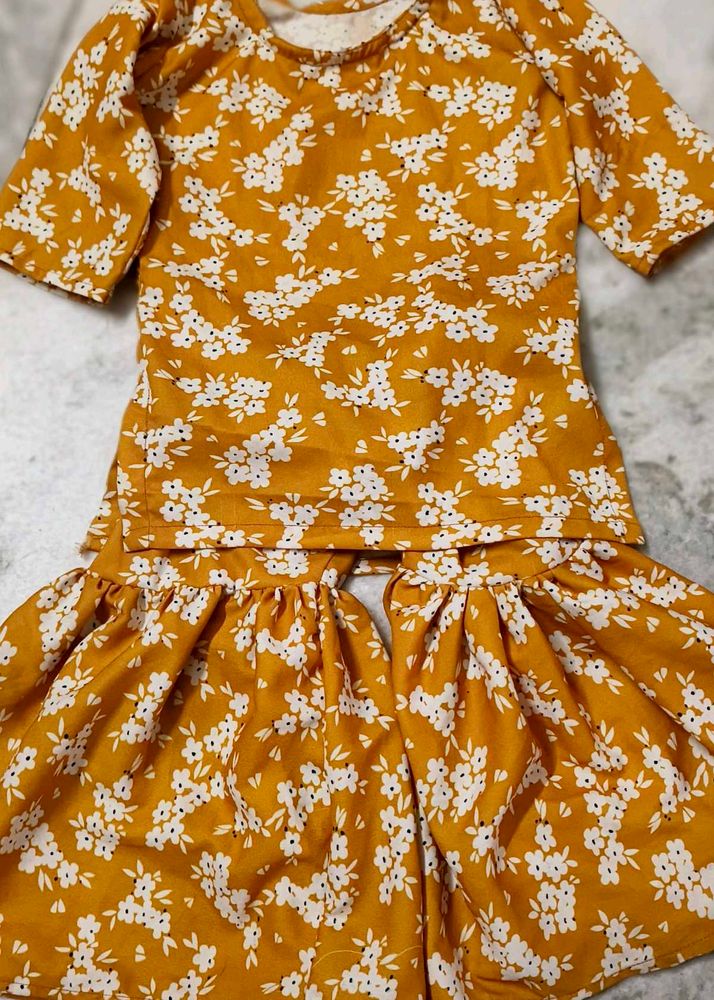 Cute Floral Kids Clothing Set