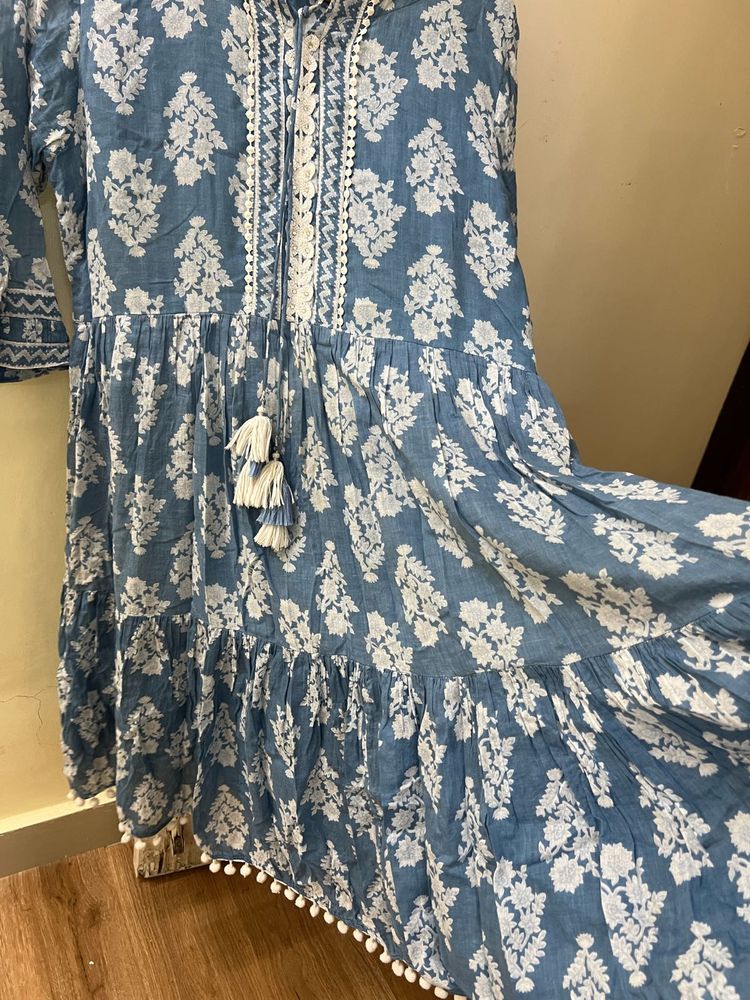 Floral Print Kurta