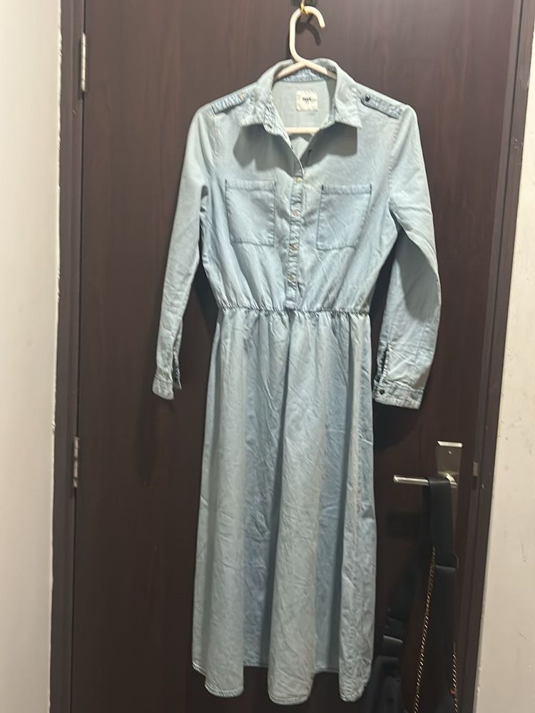 Denim Shirt Dress