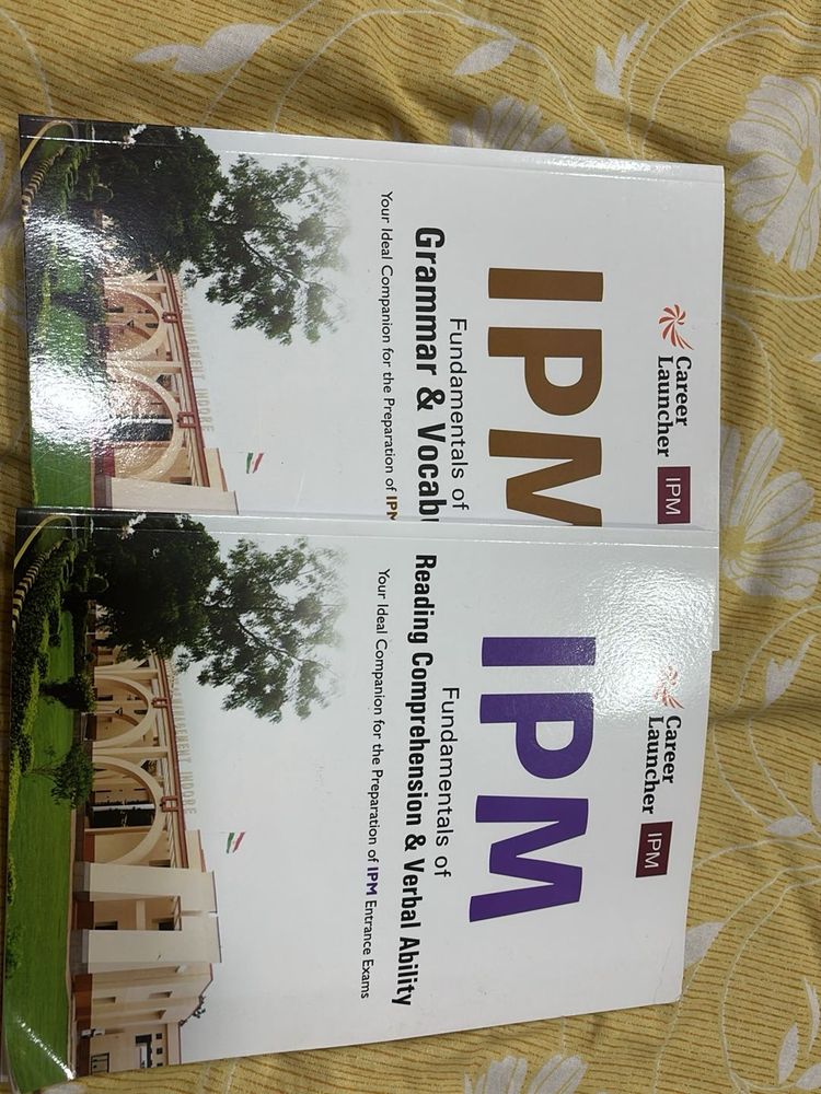 Ipm Entrance Exam Books For English