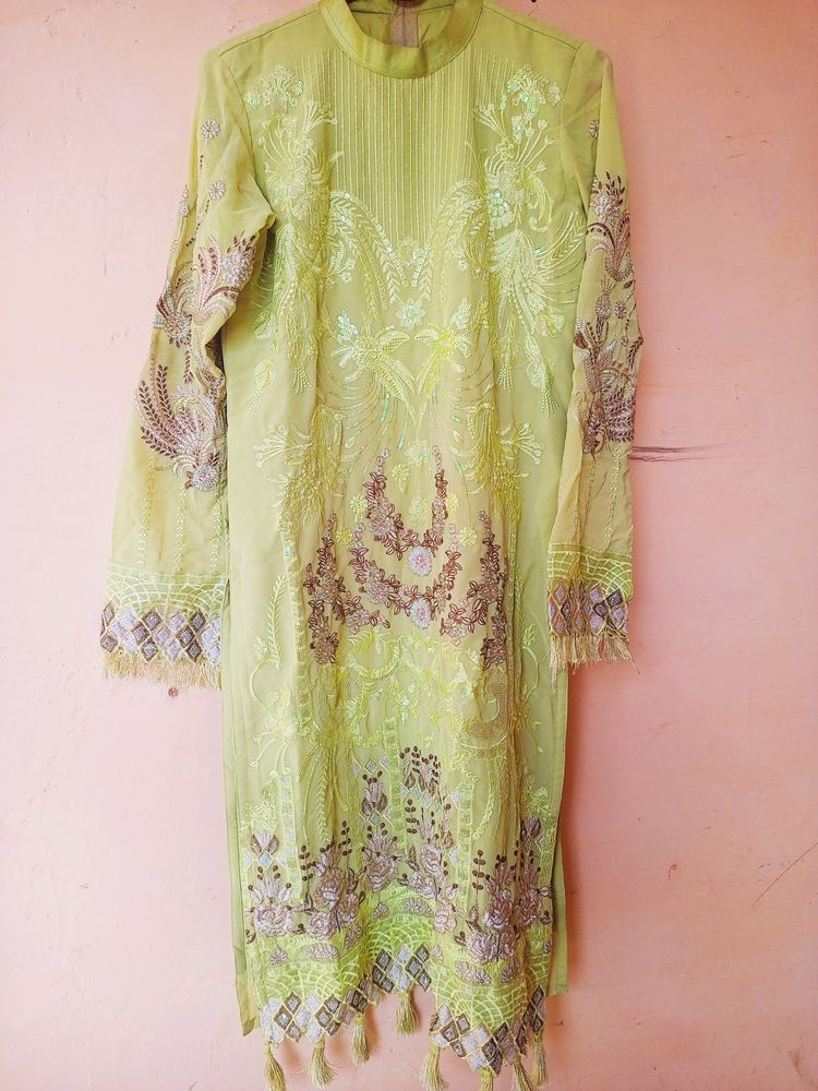 NEW PAKISTANI HEAVY WORK 3 PCS SUIT SET