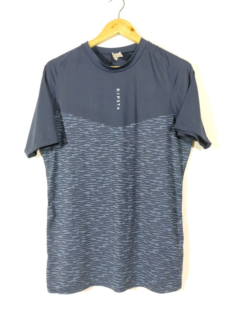 Decathlon Navy Blue Printed T-shirt (Men)