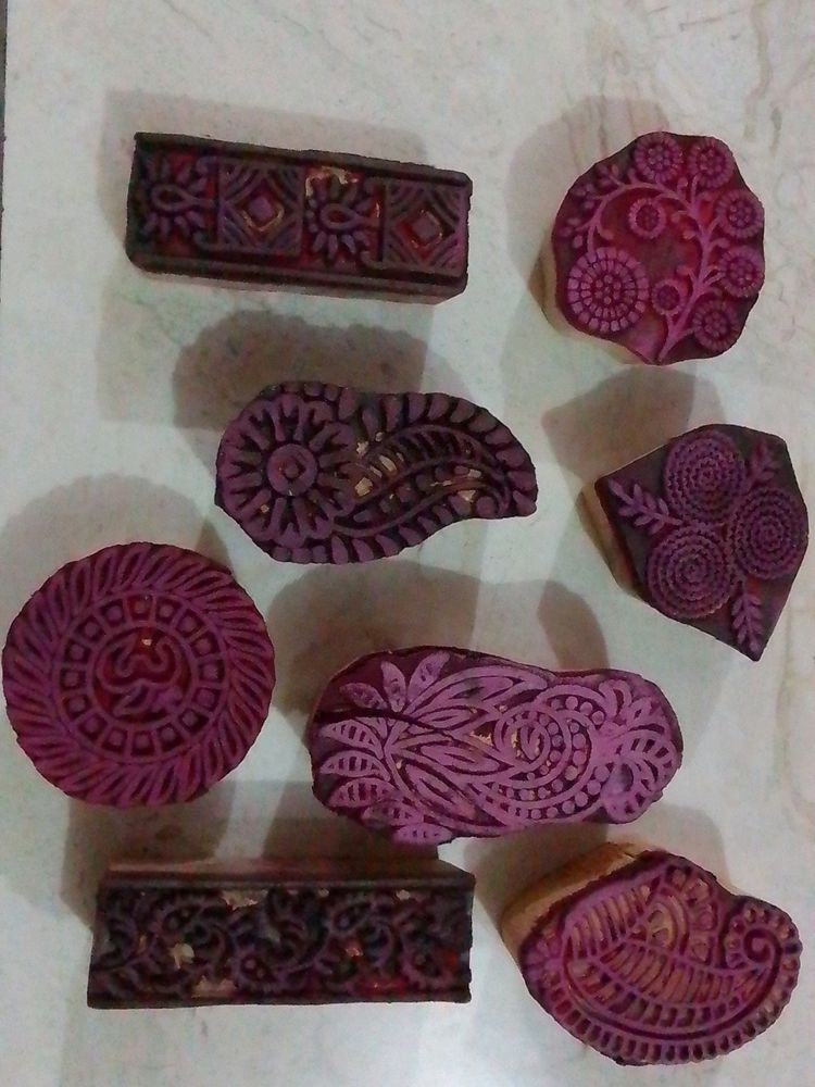 Mehandi Wooden Blocks