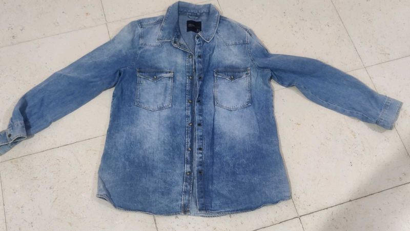 Denim shirt zara original