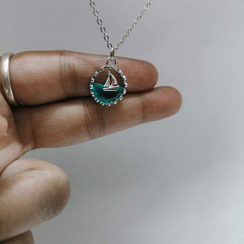 Sailboat Pendant Necklace