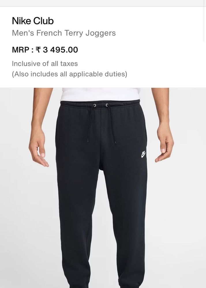 Nike Club French Terry Joggers