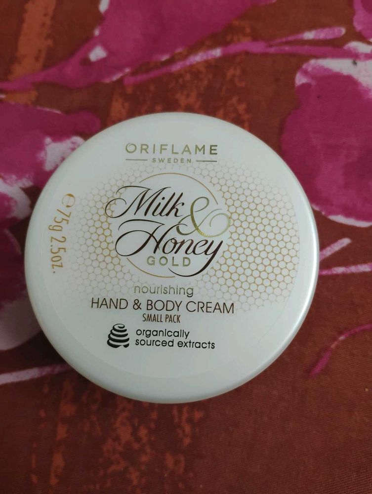 Milk &amp; Honey GOLD Nourishing HAND &amp; BODY CREAM 75g