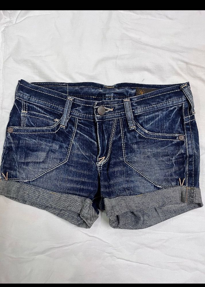 Denim Cut-Off Shorts