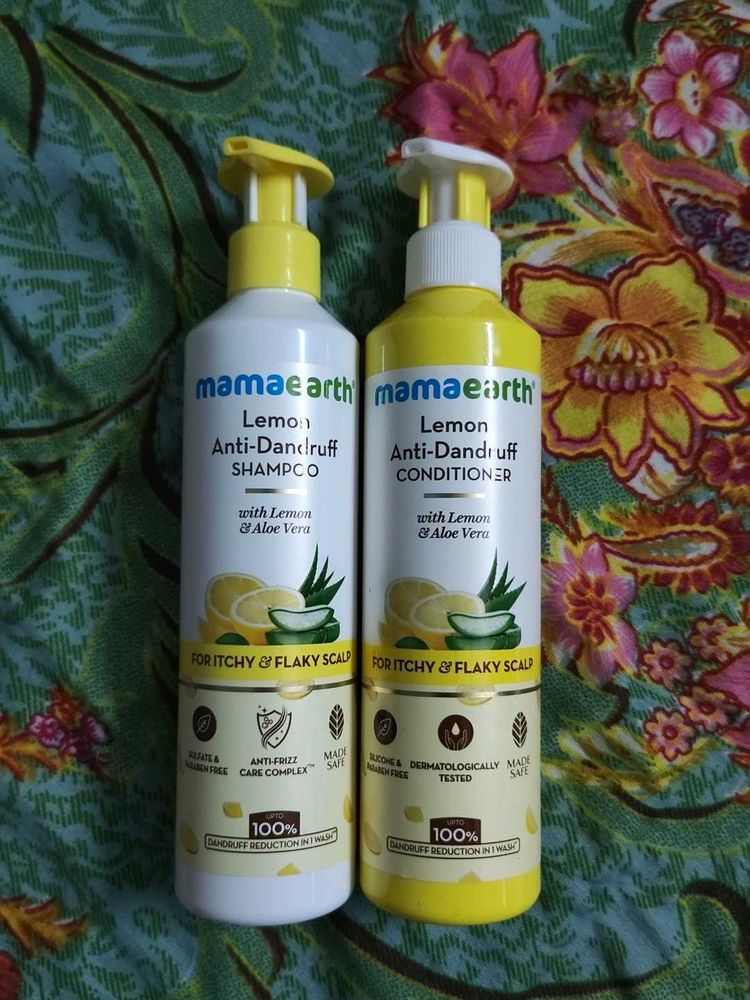 Mamaearth Lemon Anti-Dandruff Duo