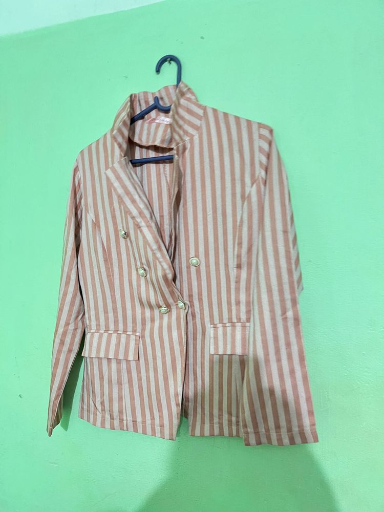 Striped Blazer