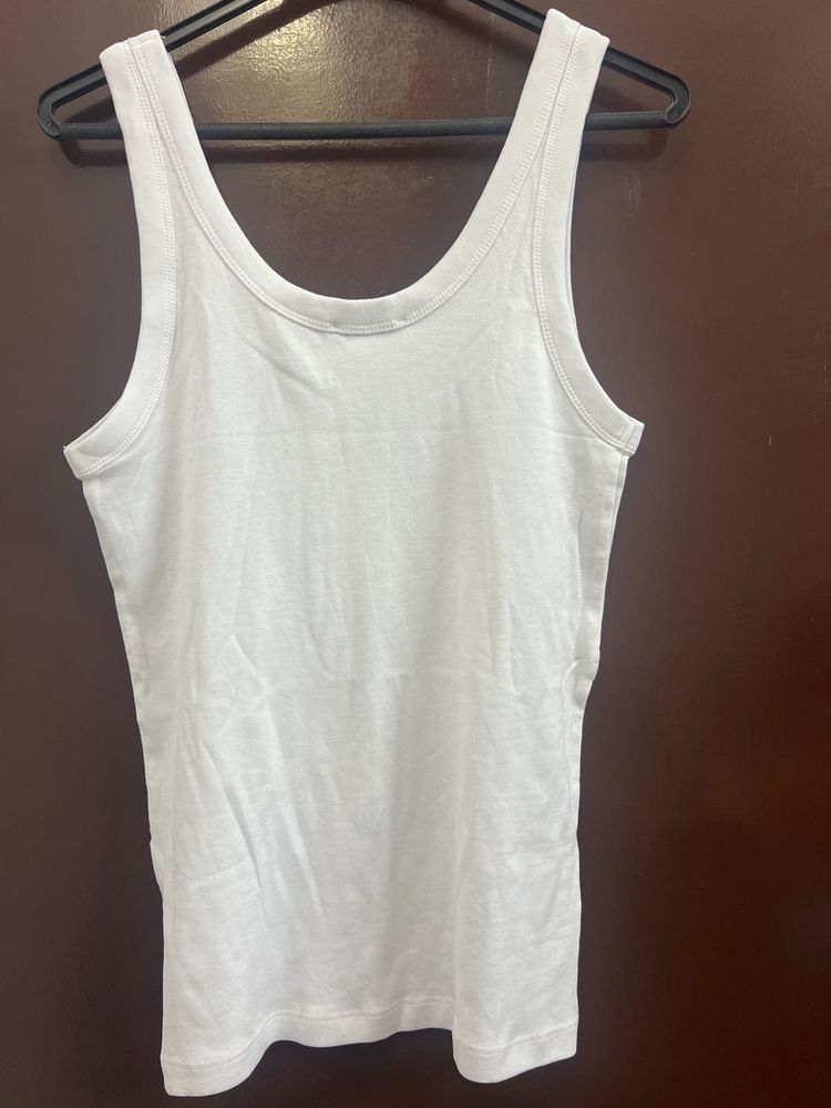 Zara White Tank Top