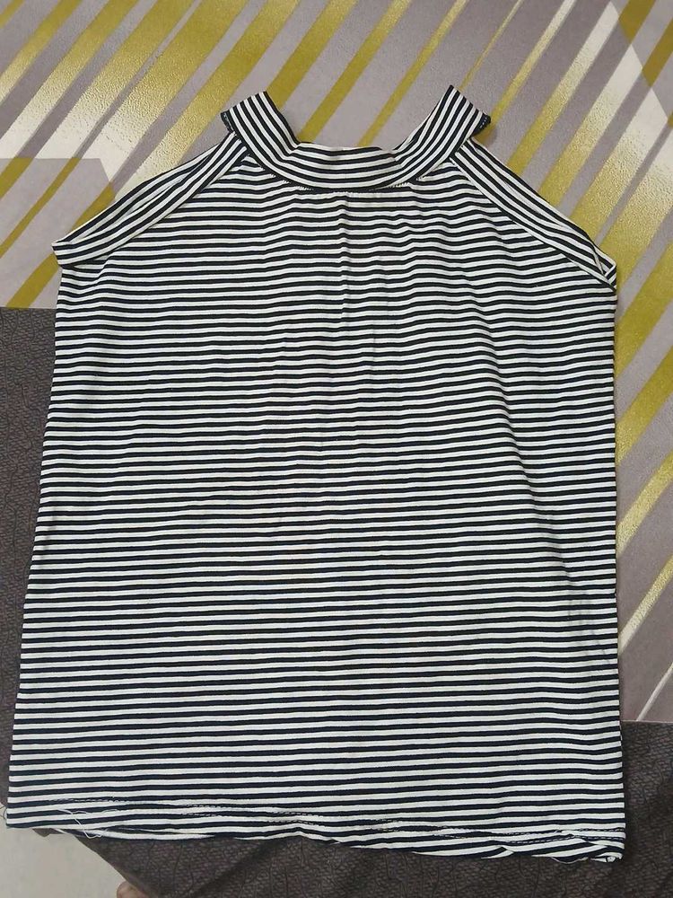 Striped Halter Top