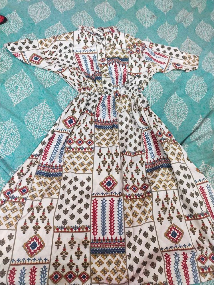 Patterned Maxi Dress