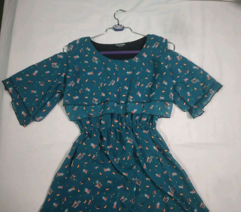 Printed Long Dress