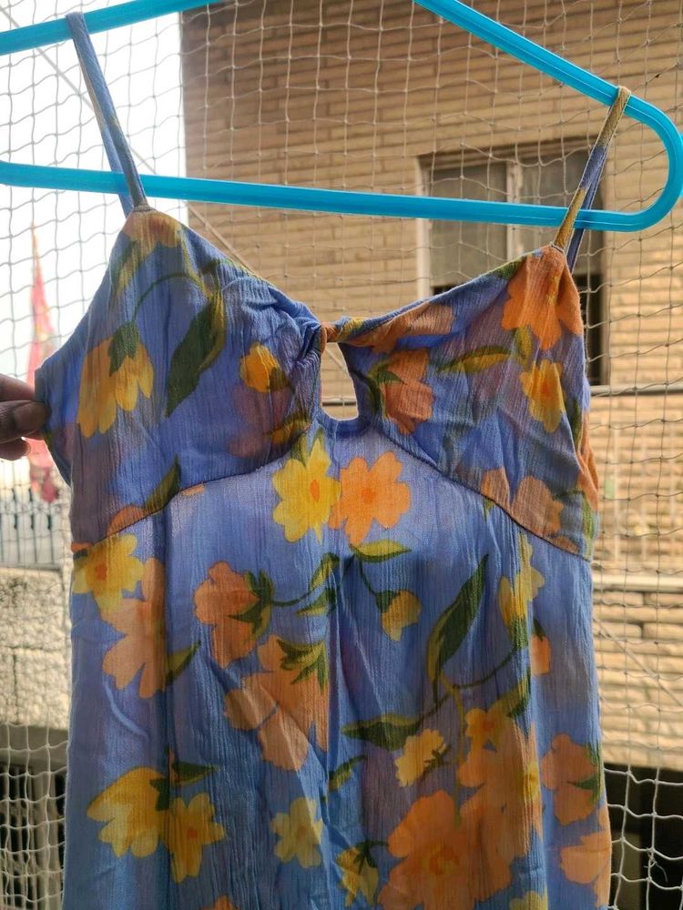 Floral Print Maxi Dress