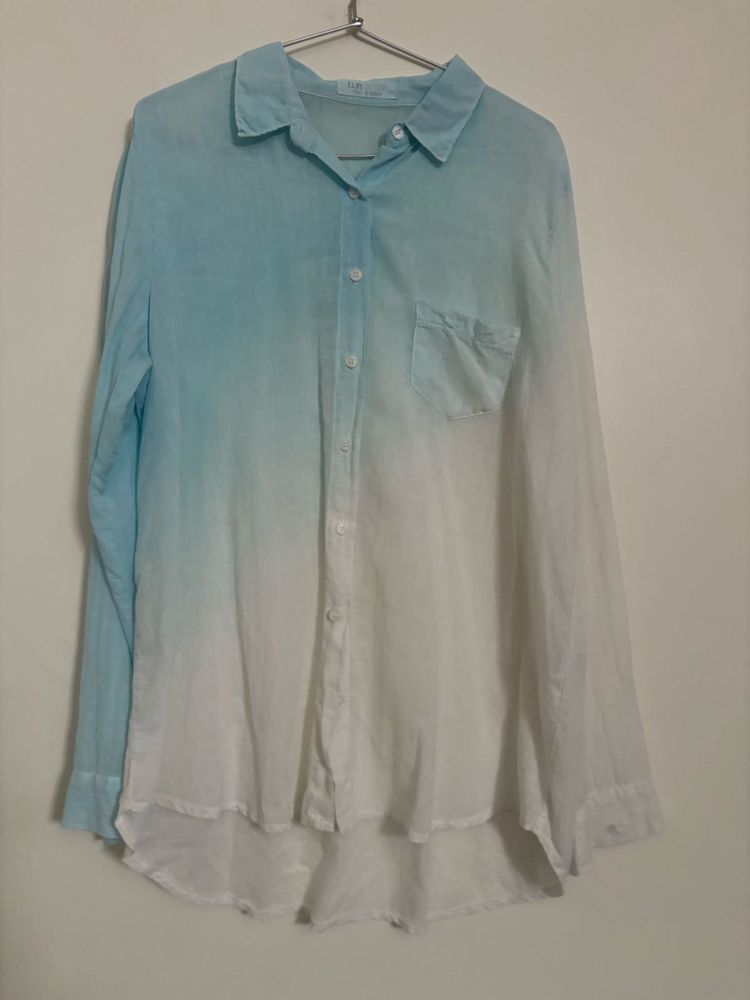 Ombre Button-Down Shirt