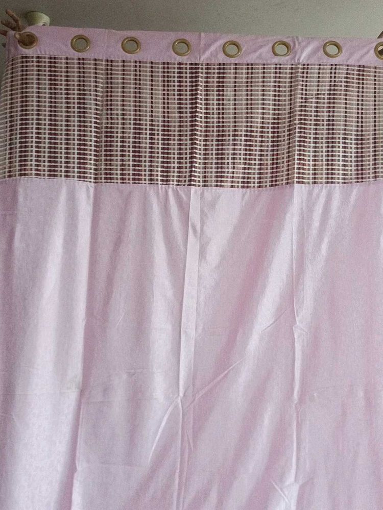 Pink &amp; Brown Shower Curtain