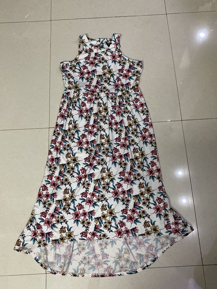 High Low Floral Dress