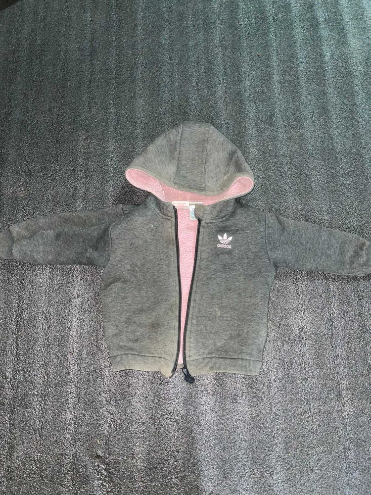 Adidas Kids Zip-Up Hoodie