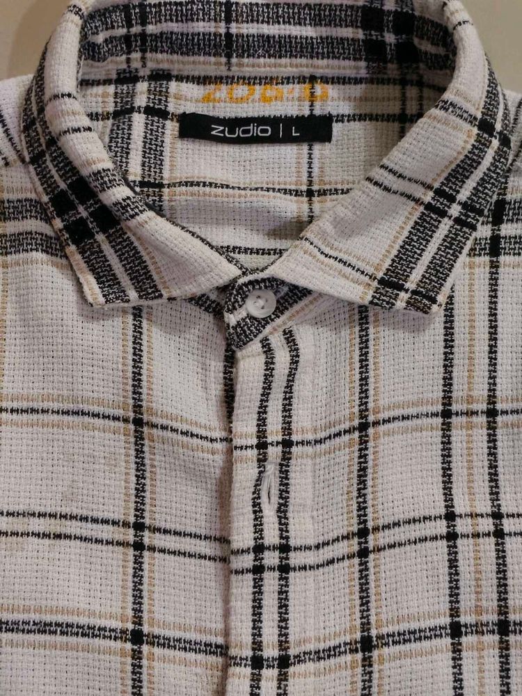 Zudio Plaid Shirt - Size L