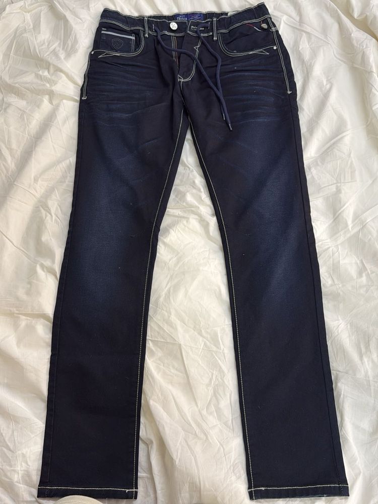 Rich Blue Slim Fit Denim Jeans